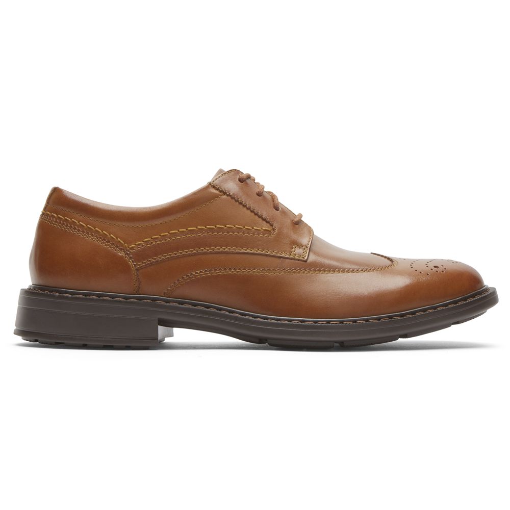 Sapatos Oxford Homem Rockport Tanner Wingtip Marrom,Portugal FPQMU-6398